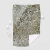 Gletschereis Abstrakte Naturstruktur Golfhandtuch (Insitu)