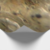 Gletschereis Abstrakte Naturstruktur Holzposter (Ecke)