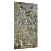 Gletschereis Abstrakte Naturstruktur Klemmbrett (Rechts)