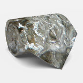 Gletschereis Abstrakte Naturstruktur Krawatte (Gerollt)