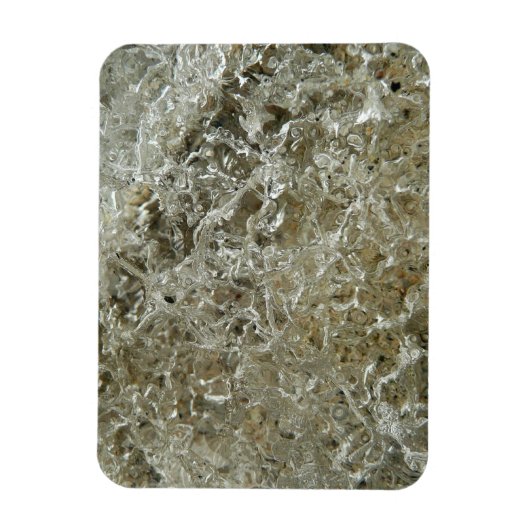 Gletschereis Abstrakte Naturstruktur Magnet (Vertikal)