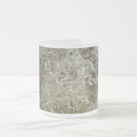 Gletschereis Abstrakte Naturstruktur Mattglastasse (Mittel)