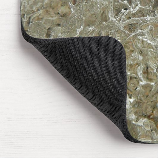 Gletschereis Abstrakte Naturstruktur Mousepad (Ecke)