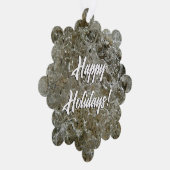 Gletschereis Abstrakte Naturstruktur Ornament Karte (Rechts)