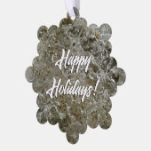 Gletschereis Abstrakte Naturstruktur Ornament Karte (Linke Ecke)