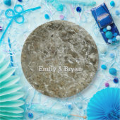 Gletschereis Abstrakte Naturstruktur Pappteller (Party)