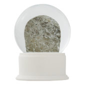 Gletschereis Abstrakte Naturstruktur Schneekugel (Rückseite)