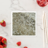 Gletschereis Abstrakte Naturstruktur Serviette (Beispiel)