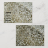 Gletschereis Abstrakte Naturstruktur Visitenkarte (Vorne/Hinten)