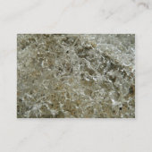 Gletschereis Abstrakte Naturstruktur Visitenkarte (Rückseite)