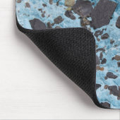 Gletschereis mit einem Speck Gold - Gletscher Mousepad (Ecke)