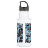 Gletschereis mit einem Spritzer Gold - Gletscher Trinkflasche (Rückseite)