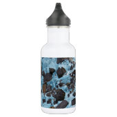 Gletschereis mit einem Spritzer Gold - Gletscher Trinkflasche (Rechts)
