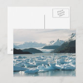 Gletschereisberge Postkarte (Vorne/Hinten)