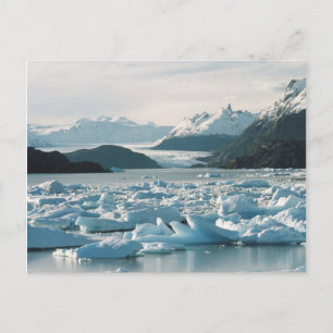 Gletschereisberge Postkarte