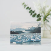Gletschereisberge Postkarte (Stehend Vorderseite)