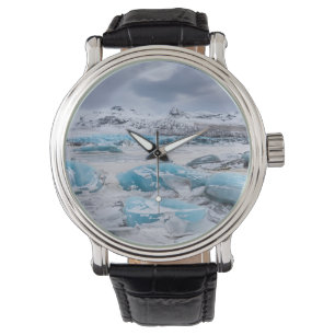 Gletschereislandschaft, Island Armbanduhr