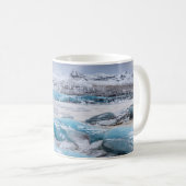 Gletschereislandschaft, Island Kaffeetasse (VorderseiteRechts)