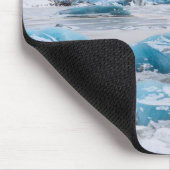 Gletschereislandschaft, Island Mousepad (Ecke)