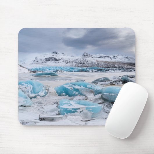 Gletschereislandschaft, Island Mousepad (Mit Mouse)