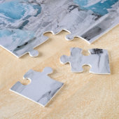 Gletschereislandschaft, Island Puzzle (Seite)