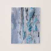 Gletschereislandschaft, Island Puzzle (Vertikal)