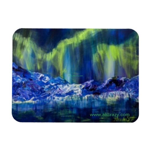 Gletscherflecken Magnet (Horizontal)