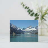 Gletschergeprägte Gewässer Alaskas Postkarte (Stehend Vorderseite)