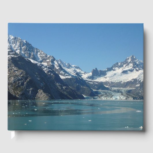 Gletschergewässer von Alaska Gefüttert Gästebuch (Vorderseite)