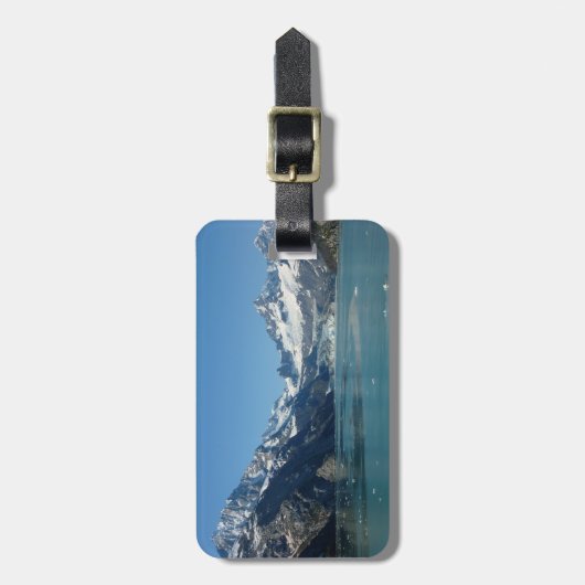 Gletschergewässer von Alaska Gefüttert Gepäckanhänger (Vorderseite vertikal)