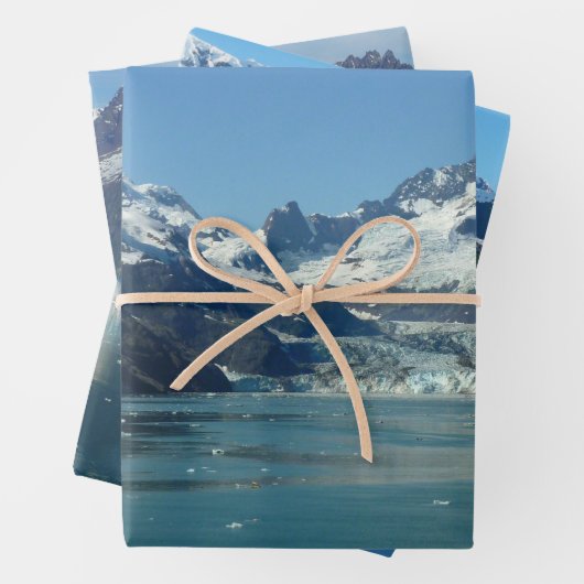 Gletschergewässer von Alaska Gefüttert Geschenkpapier Set (Beispiel)