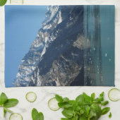 Gletschergewässer von Alaska Gefüttert Geschirrtuch (Gefaltet)