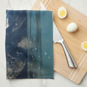 Gletschergewässer von Alaska Gefüttert Geschirrtuch (Viertel Falte)