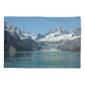 Gletschergewässer von Alaska Gefüttert Kissenbezug (Rückseite-Links)