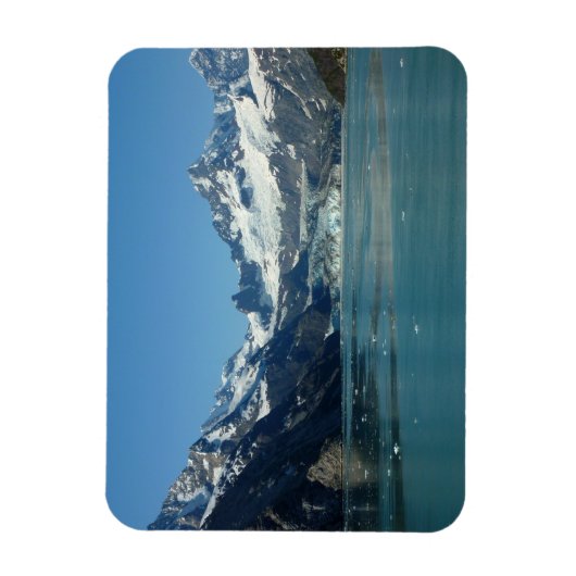 Gletschergewässer von Alaska Gefüttert Magnet (Vertikal)