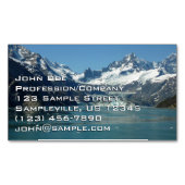 Gletschergewässer von Alaska Gefüttert Magnetische Visitenkarte (Vorderseite)