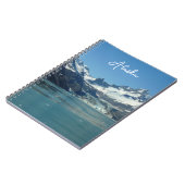 Gletschergewässer von Alaska Gefüttert Notizblock (Linke Seite)