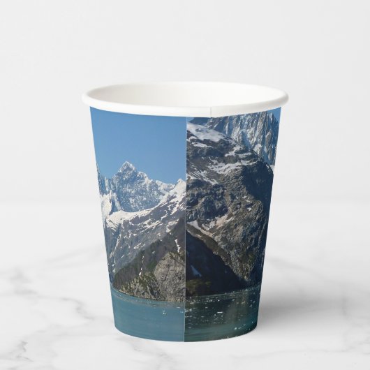 Gletschergewässer von Alaska Gefüttert Pappbecher (Rechts)
