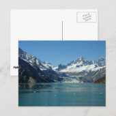 Gletschergewässer von Alaska Gefüttert Postkarte (Vorne/Hinten)