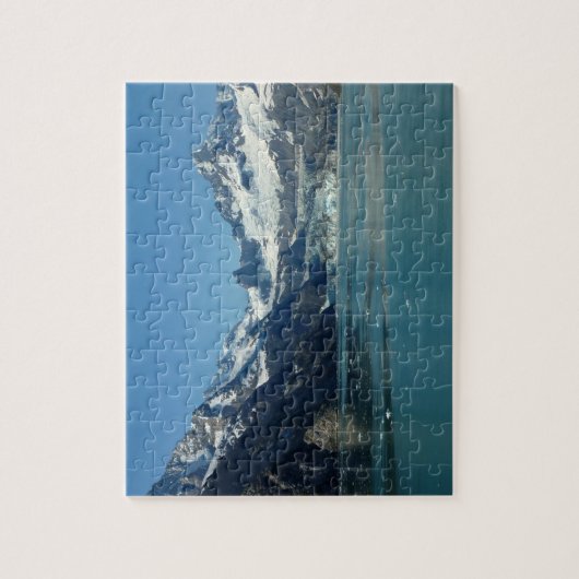 Gletschergewässer von Alaska Gefüttert Puzzle (Vertikal)
