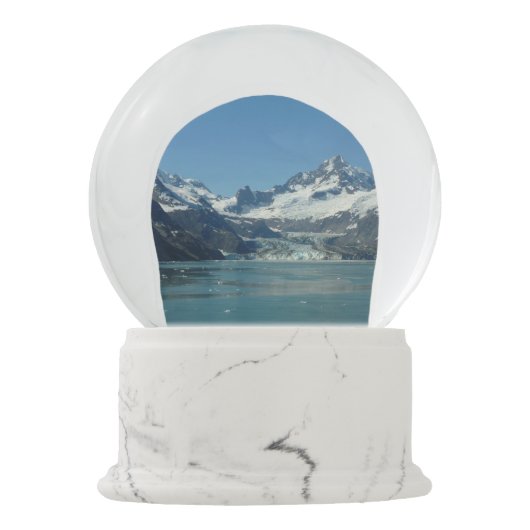 Gletschergewässer von Alaska Gefüttert Schneekugel (Rückseite)