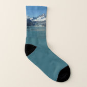 Gletschergewässer von Alaska Gefüttert Socken (Links - Innen)