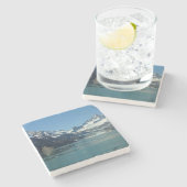 Gletschergewässer von Alaska Gefüttert Steinuntersetzer (Seitenansicht)