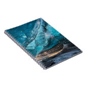 Gletscherhöhle | Nationalpark Vatnajoekull, Island Notizblock (Rechte Seite)