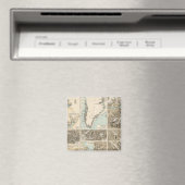 Gletscherkar te - Glacier Atlas Map Magnet (In Situ (Geschirrspüler))