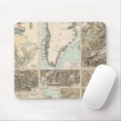 Gletscherkar te - Glacier Atlas Map Mousepad (Mit Mouse)
