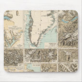 Gletscherkar te - Glacier Atlas Map Mousepad (Vorne)