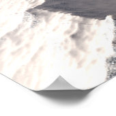 Gletscherlandschaft Poster (Ecke)