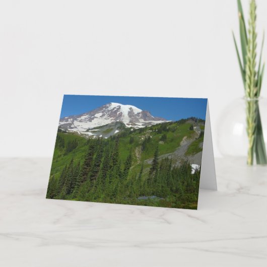 Gletschermelt auf dem Rainier Karte (Vorderseite)