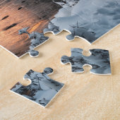 Gletscherpark Winter Puzzle (Seite)